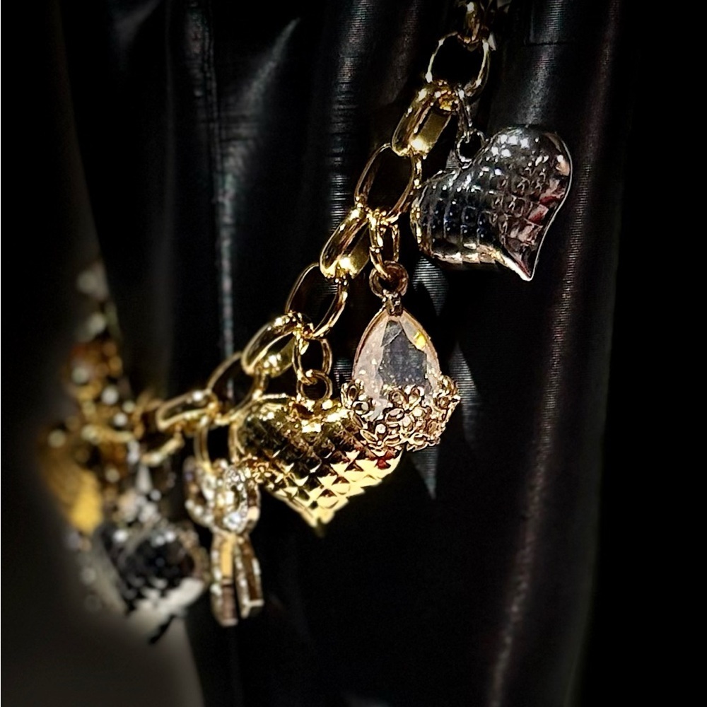 Gold and Silver Charm Bracelet - Picture 4 of 5